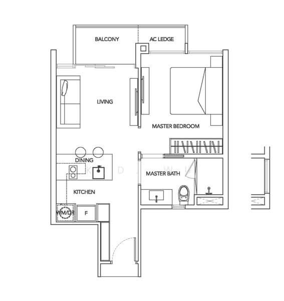Palm Isles, 32 Flora Drive, 1 Bedroom, 516 sqft, Condominium For Rent, by K.D. Wu, 21831942 - PropertyGuru.com.sg