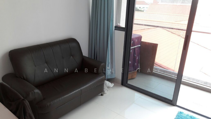 Millage, 55 Changi Road, 2 Bedrooms, 463 sqft, Condominium For Rent, by Annabelle Tay, 21838660 - LIVING ROOM WITH BALCONY - PropertyGuru.com.sg