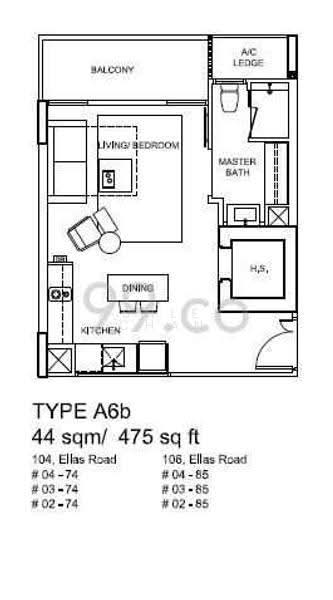 Stratum, 104 Elias Road, Pasir Ris / Tampines, 1 Bedroom, 474 sqft, Condominium For Rent, by Ashley Chan, 21839623 - PropertyGuru.com.sg