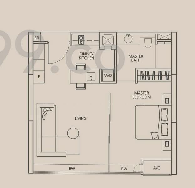 Martin Place Residences, 6 Martin Place, 1 Bedroom, 592 sqft, Condominium For Sale, by Wong Yun Yun, 21842562 - PropertyGuru.com.sg