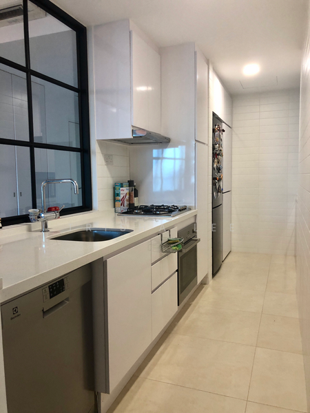 Kitchen with oven and dishwasher