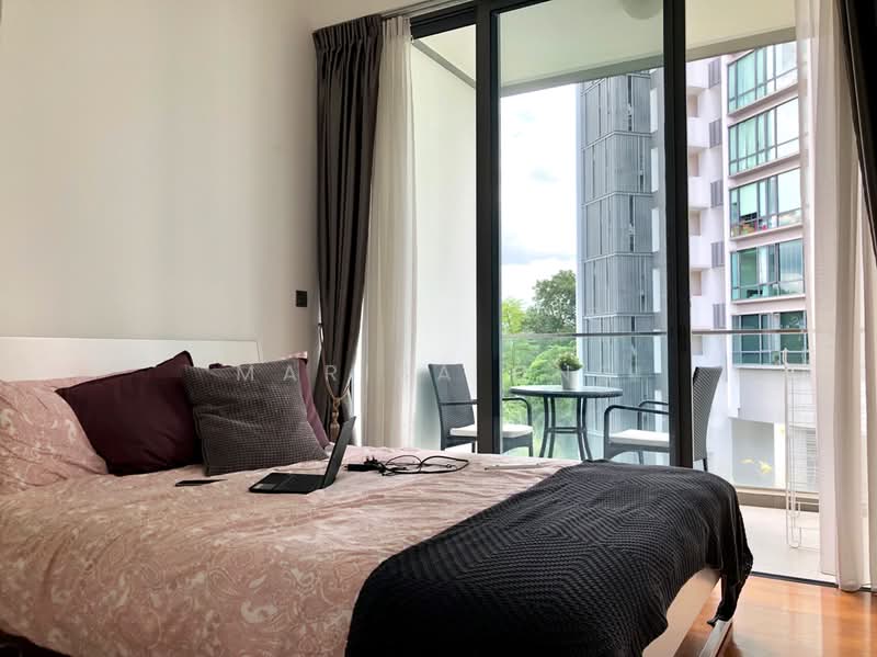 Holland Residences, 5 Taman Warna, 2 Bedrooms, 979 sqft, Condominium For Rent, by Marisa Ong, 21854380 - 2nd Bedroom with attached balcony - PropertyGuru.com.sg