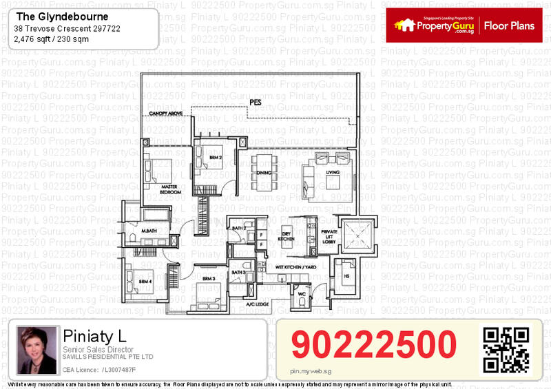 The Glyndebourne, 38 Trevose Crescent, 4 Bedrooms, 2,475 sqft, Condominium For Rent, by Piniaty Liaw, 21868390 - PropertyGuru.com.sg