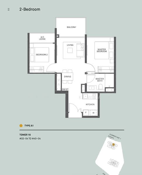 The Clement Canopy, Ave 1 Clementi, 2 Bedrooms, 635 sqft, Condominium For Rent, by Kenny Kwan, 21877122 - PropertyGuru.com.sg