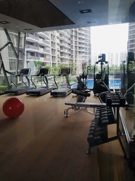 Treasure Crest, 50 Anchorvale Crescent, Room Rental, 100 sqft, Executive Condominium For Rent, by Sally Ho, 21878740 - Gym over looking pool view - PropertyGuru.com.sg