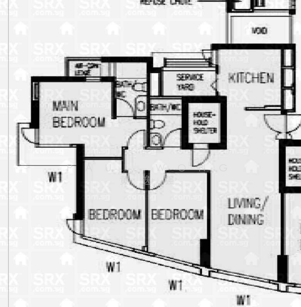 270A Sengkang Central, 270A Sengkang Central, 3 Bedrooms, 1,001 sqft, HDB Flat For Rent, by Paul Wong 黄逸强, 21900932 - PropertyGuru.com.sg