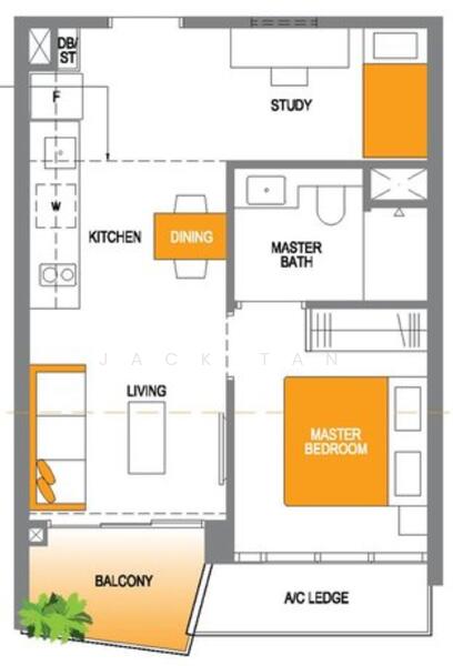 Lake Grande, 2 Jurong Lake Link, 1 Bedroom, 657 sqft, Condominium For Rent, by Jack Tan, 21906423 - PropertyGuru.com.sg