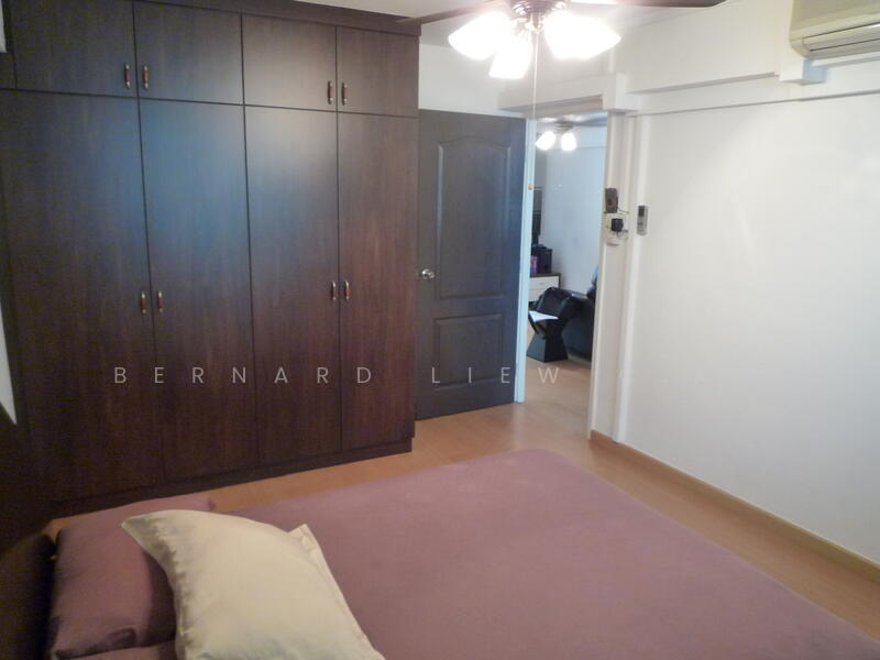 Master Bedroom with Built-in Cabinet