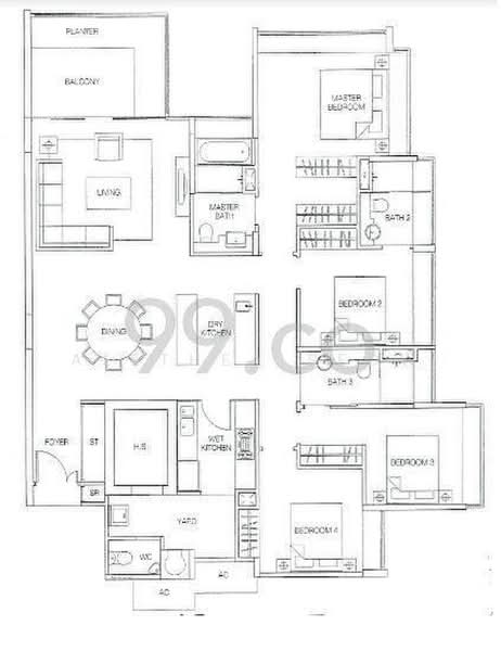 Grand Duchess at St Patrick's, 134 St. Patrick'S Road, 4 Bedrooms, 1,916 sqft, Condominium For Rent, by Alethea Seow, 21919000 - PropertyGuru.com.sg