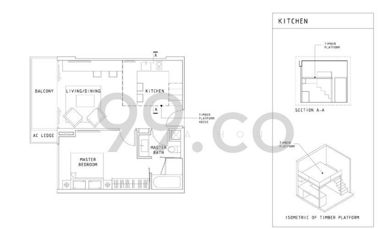 The Tennery, 5A Woodlands Road, 1 Bedroom, 613 sqft, Condominium For Rent, by ALISA HOU, 21920088 - PropertyGuru.com.sg