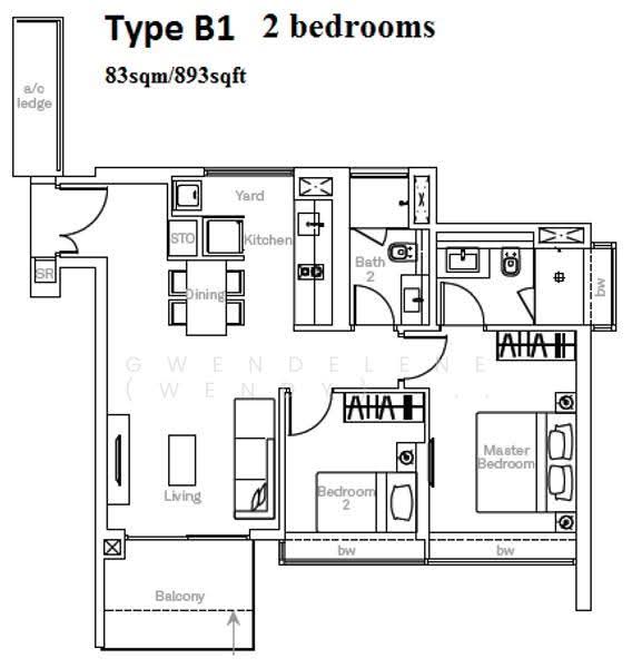 Cube 8, 376 Thomson Road, Newton / Novena, 2 Bedrooms, 900 sqft, Condominium For Rent, by Gwendelene (Wendy) Chew, 21930127 - PropertyGuru.com.sg