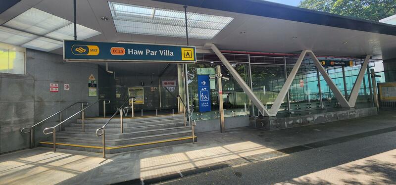 3min walk to Haw Par Villa MRT