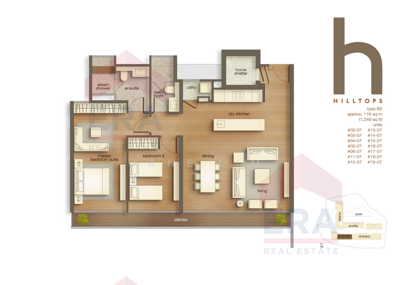 Hilltops, 99 Cairnhill Circle, 2 Bedrooms, 1,249 sqft, Condominium For Rent, by Jane Lim, 21937981 - PropertyGuru.com.sg