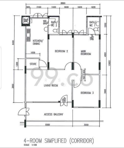 756 Yishun Street 72, 756 Yishun Street 72, Sembawang / Yishun, 3 Bedrooms, 883 sqft, HDB Flat For Rent, by Tristan Khoo, 21945429 - PropertyGuru.com.sg