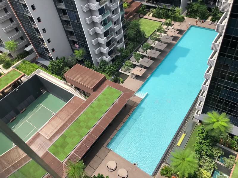 Lake Grande, 8 Jurong Lake Link, 2 Bedrooms, 517 sqft, Condominium For Rent, by Jasmine Tan, 21946681 - Balcony view - PropertyGuru.com.sg
