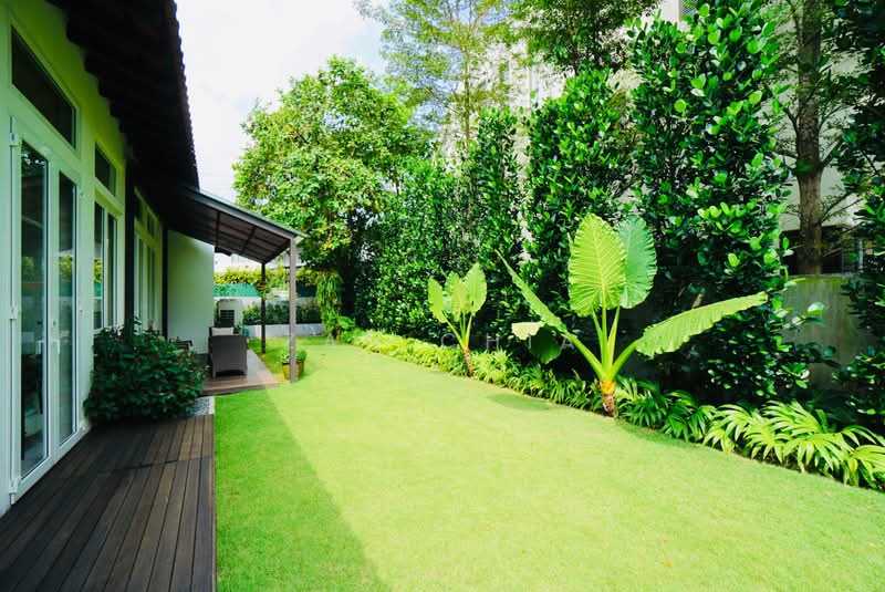 Raffles Park, Sunset Avenue, 4 Bedrooms, 12,000 sqft, Bungalow House For Rent, by Zan Chia, 21953372 - Study room overlooking the garden - PropertyGuru.com.sg
