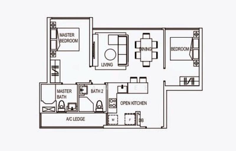 Symphony Suites, 21 Yishun Close, Sembawang / Yishun, 2 Bedrooms, 689 sqft, Condominium For Rent, by Sam Lee, 21980586 - PropertyGuru.com.sg