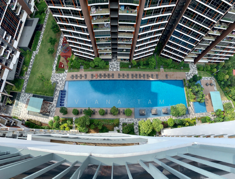 View from unit's balcony