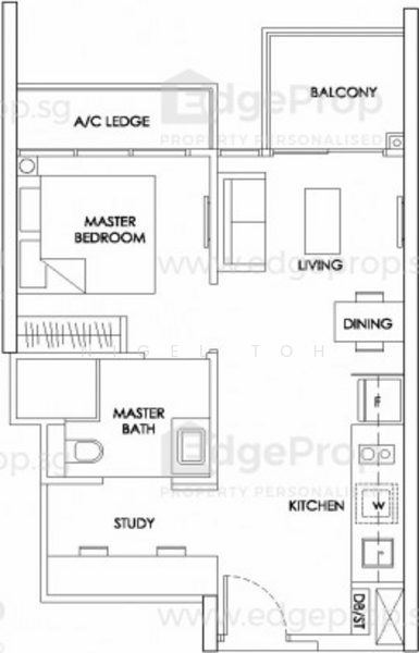 The Alps Residences, Tampines Avenue 10, 1 Bedroom, 496 sqft, Condominium For Rent, by Nigel Toh, 22079904 - PropertyGuru.com.sg