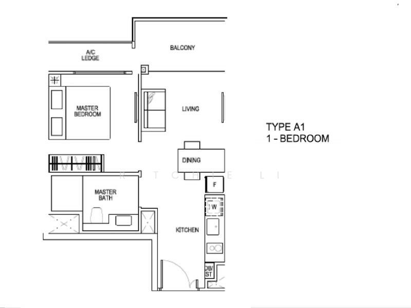 Thomson Impressions, 20 Lorong Puntong, 1 Bedroom, 463 sqft, Condominium For Rent, by Ritchie Li, 22092582 - PropertyGuru.com.sg