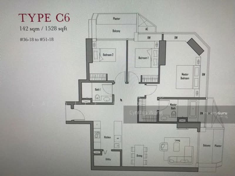 V on Shenton, 5 Shenton Way, 3 Bedrooms, 1,528 sqft, Condominium For Rent, by Cynthia Wong, 22095146 - PropertyGuru.com.sg