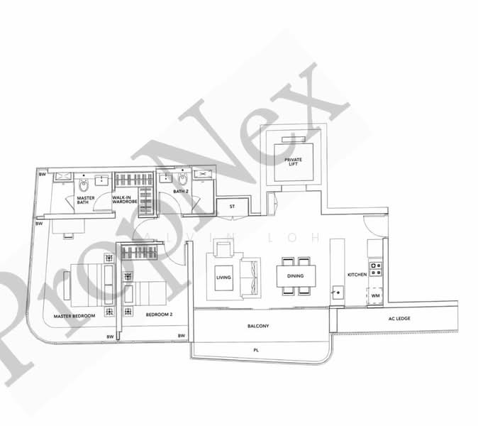 Trilight, 7 Newton Road, 2 Bedrooms, 1,195 sqft, Condominium For Sale, by Alvin Loh, 22104799 - PropertyGuru.com.sg