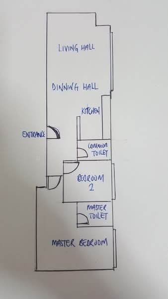 Carlisle Road, CARLISLE ROAD, 2 Bedrooms, 1,000 sqft, Terraced House For Rent, by Ryan Yeo, 22109195 - PropertyGuru.com.sg