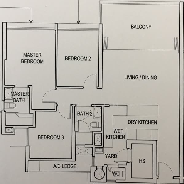 Hillsta, Phoenix Road, 3 Bedrooms, 1,208 sqft, Condominium For Rent, by Yin Lim, 22113289 - PropertyGuru.com.sg