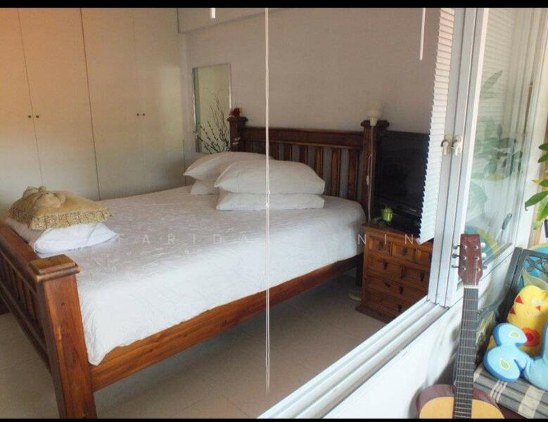 Bedroom with balcony