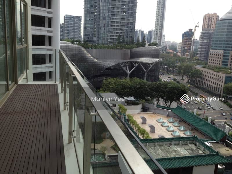 View of Orchard Road from balcony