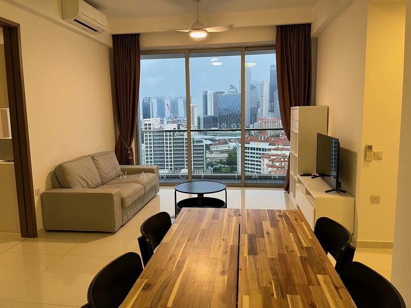 The Wharf Residence, 7 Tong Watt Road, 2 Bedrooms, 1,066 sqft, Condominium For Rent, by Nancy Tan, 22147573 - Spacious Living & Dining - PropertyGuru.com.sg