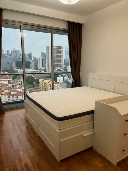 The Wharf Residence, 7 Tong Watt Road, 2 Bedrooms, 1,066 sqft, Condominium For Rent, by Nancy Tan, 22147573 - Spacious Master bedroom - PropertyGuru.com.sg