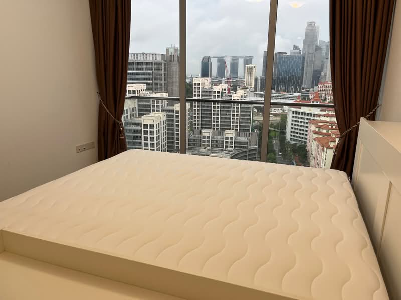 The Wharf Residence, 7 Tong Watt Road, 2 Bedrooms, 1,066 sqft, Condominium For Rent, by Nancy Tan, 22147573 - King bed in master bedroom - PropertyGuru.com.sg
