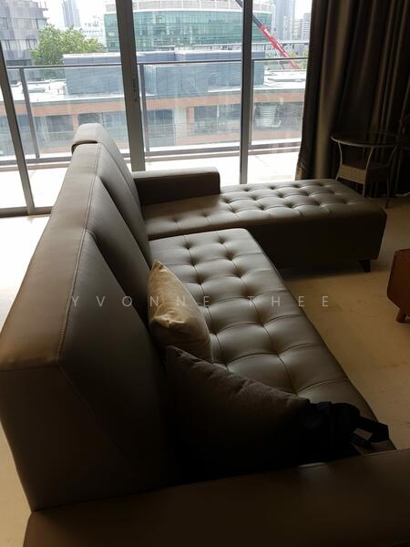 L-shaped Leather Sofa