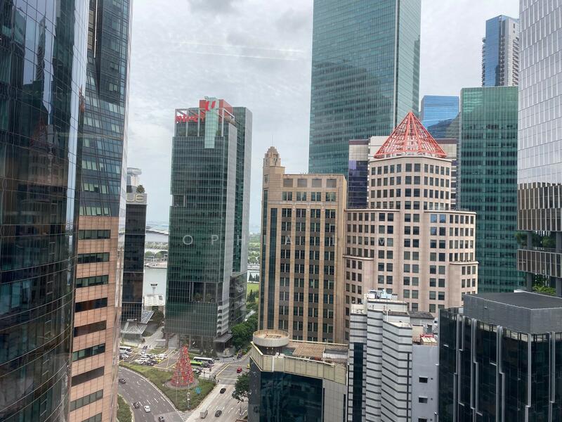 Prudential Tower, 30 Cecil Street, 12,195 sqft, Office For Sale, by Sophia Lim, 22159669 - View towards Raffles Place - CommercialGuru.com.sg