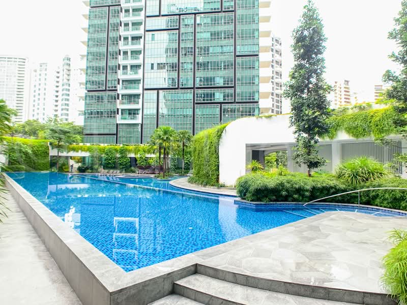8 Saint Thomas, 8 Saint Thomas Walk, 1 Bedroom, 506 sqft, Condominium For Rent, by Mei-Ci Lui, 22165016 - Pool Area - PropertyGuru.com.sg