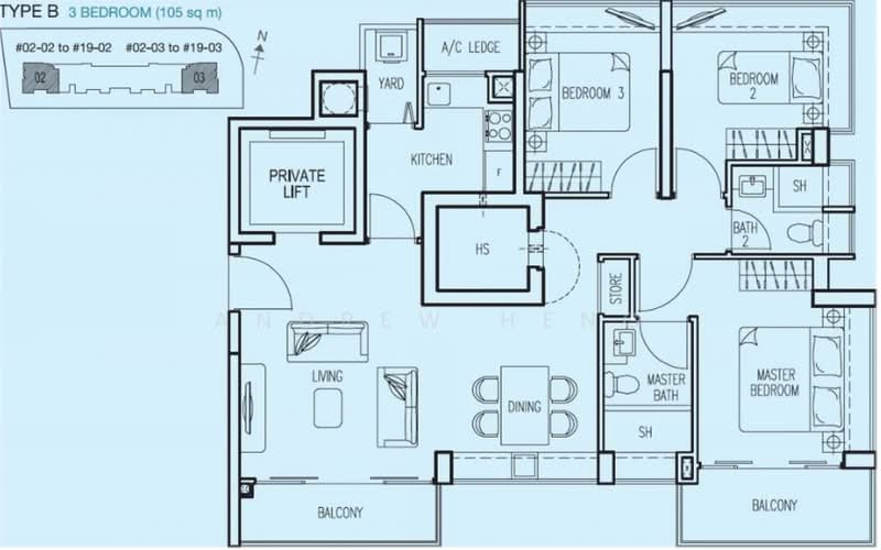 Esta Ruby, 500 Guillimard Road, 3 Bedrooms, 1,130 sqft, Condominium For Rent, by Andrew Heng, 22167407 - PropertyGuru.com.sg
