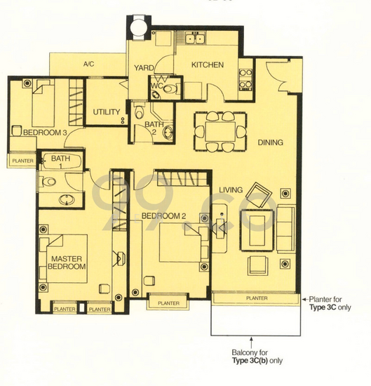 The Trevose, 56 Trevose Crescent, 3 Bedrooms, 1324 sqft, Condos