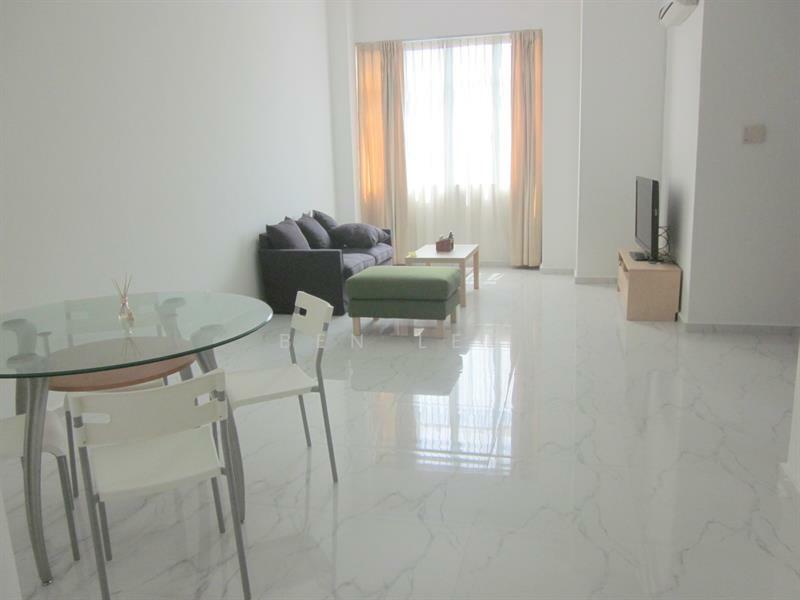 spacious living hall