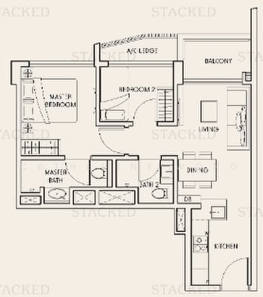 Sky Green, 568 Macpherson Green, 2 Bedrooms, 614 sqft, Condominium For Rent, by Catherine Wong, 22189539 - PropertyGuru.com.sg