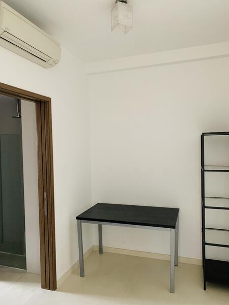 Study Area with Table and Shelf