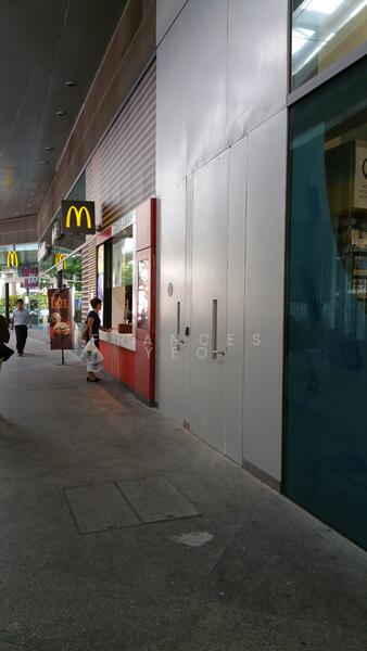 Lift brings you down to the nearest Mrt Exit . 