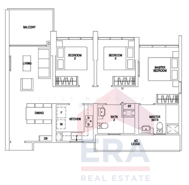 Parc Riviera, 101 West Coast Vale, 3 Bedrooms, 904 sqft, Condominium For Rent, by Titus Whon CK 温正康, 22210275 - PropertyGuru.com.sg