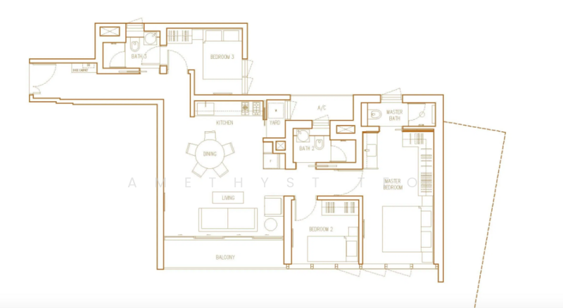 Echelon, 7 Alexandra View, 3 Bedrooms, 1,001 sqft, Condominium For Rent, by Amethyst Teo, 22210583 - PropertyGuru.com.sg