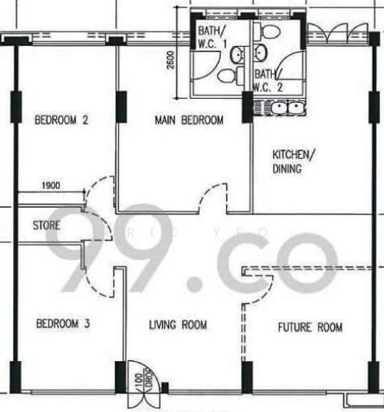 231 Pasir Ris Drive 4, 231 Pasir Ris Drive 4, Pasir Ris / Tampines, 3 Bedrooms, 1,150 sqft, HDB Flat For Rent, by Eric Yeo, 22216346 - PropertyGuru.com.sg