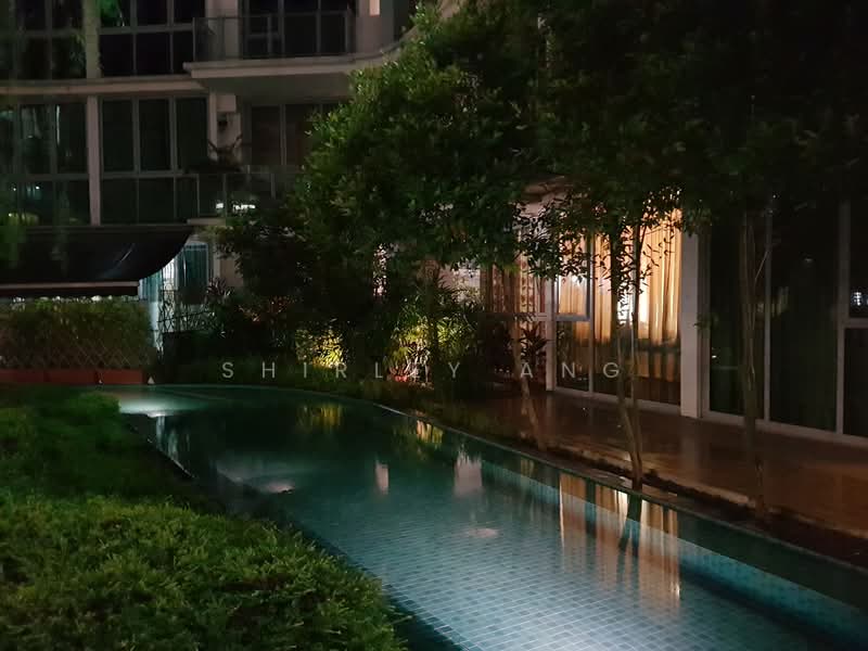 Night view of actual unit