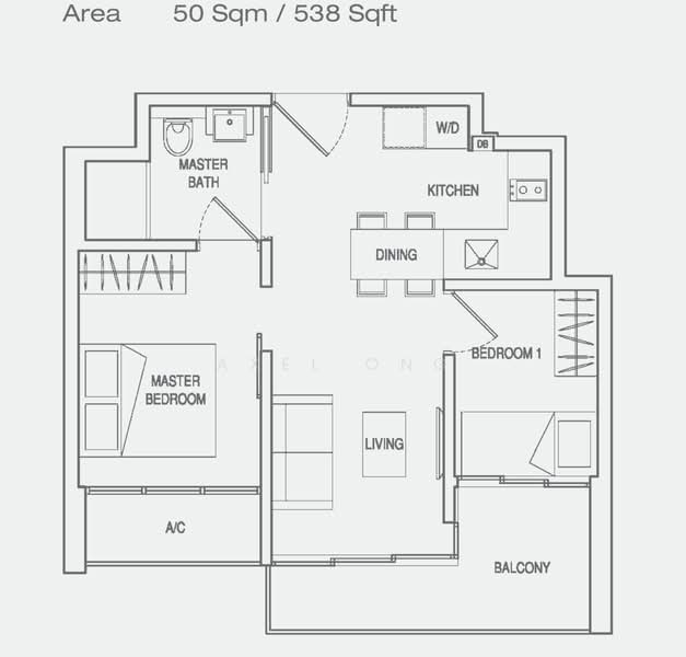 Eon Shenton, 70 Shenton Way, 2 Bedrooms, 538 sqft, Condominium For Rent, by Axel Ong, 22225277 - PropertyGuru.com.sg