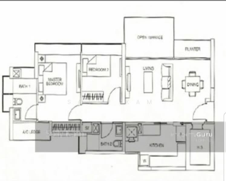 The Riverine By The Park, 398 Kallang Road, 2 Bedrooms, 980 sqft, Apartment For Rent, by Sally Kam, 22239042 - PropertyGuru.com.sg