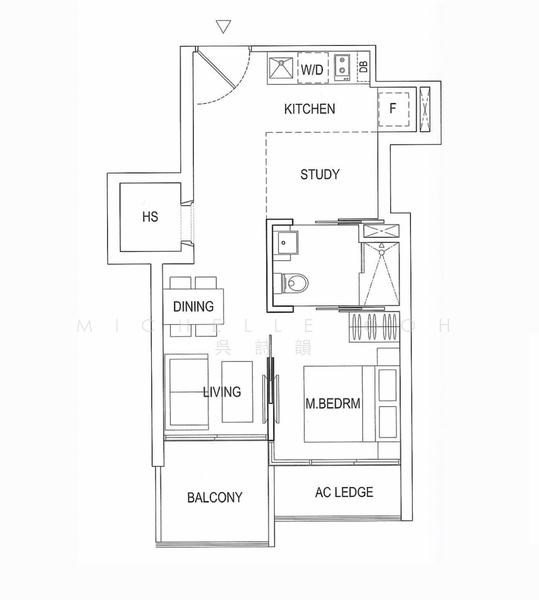 Robinson Suites, 50 Robinson Road, Boat Quay / Raffles Place / Marina, 1 Bedroom, 495 sqft, Condominium For Rent, by Michelle Goh 呉詩韻, 22256707 - PropertyGuru.com.sg