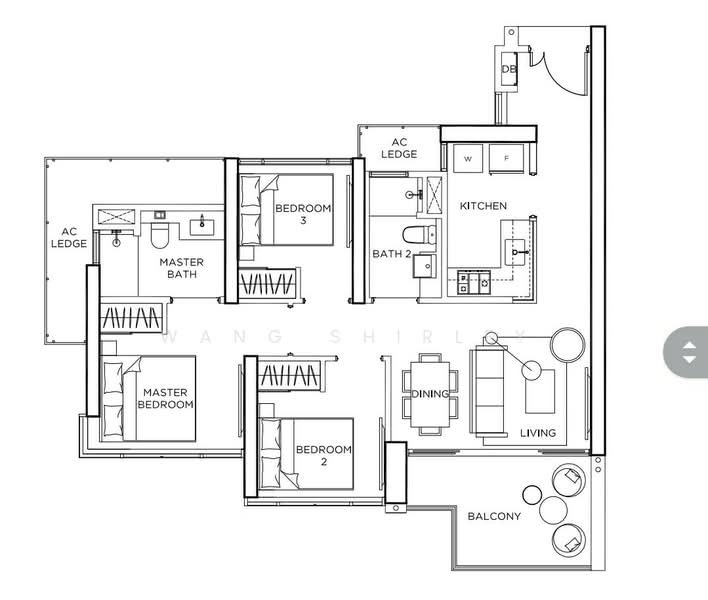 Gem Residences, , 3 Bedrooms, 936 sqft, Condominium For Rent, by Wang Shirley, 22286785 - PropertyGuru.com.sg